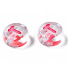 Transparent Clear Acrylic Beads MACR-N008-56T-4