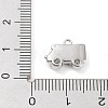 Brass Micro Pave Cubic Zirconia Pendants KK-K276-05P-3