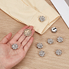 Alloy & Rhinestone Cufflinks FIND-FG0005-66P-04-3