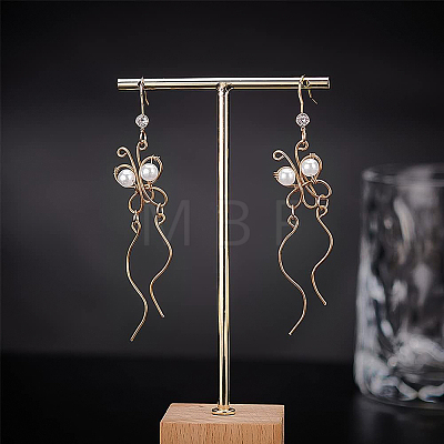 12Pcs Brass Earring Hooks KK-BC0008-48-1