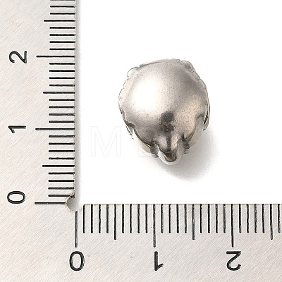 Anti-Tarnish 304 Stainless Steel European Beads STAS-I321-50P-1