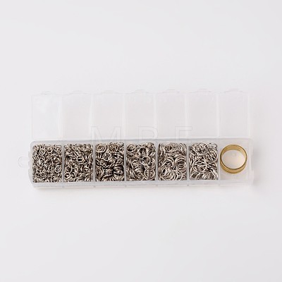 Iron & Brass Open Jump Rings IFIN-X0033-P-B-1