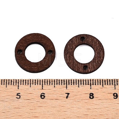 Poplar Wood Dyed Linking Rings WOOD-N016-19-1