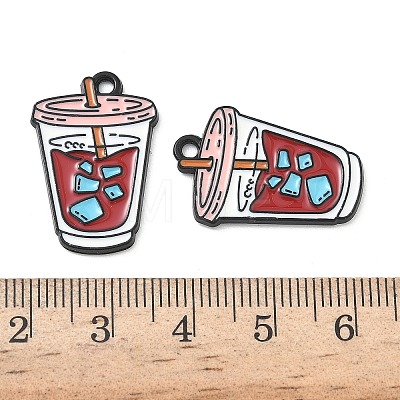 Alloy Enamel Pendants ENAM-D311-01B-EB-1