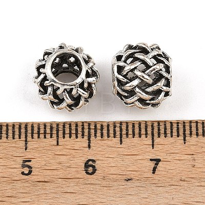 Alloy European Beads PALLOY-S079-011AS-1