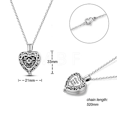 Always in My Heart Urn Pendant Necklace JN991A-1