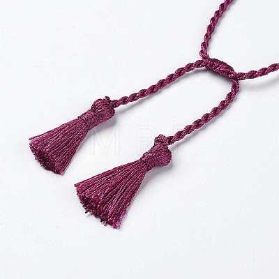 Polyester DIY Braided Bracelet Making MAK-K018-A-1