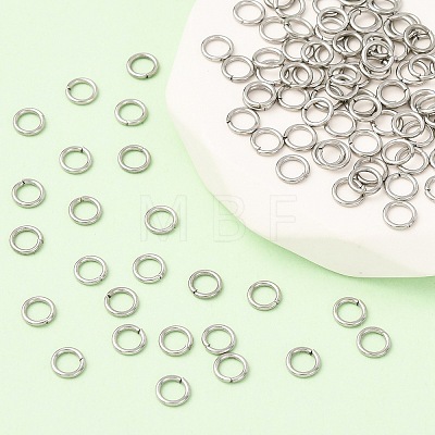 Tarnish Resistant 304 Stainless Steel Open Jump Rings STAS-E067-08-7mm-1