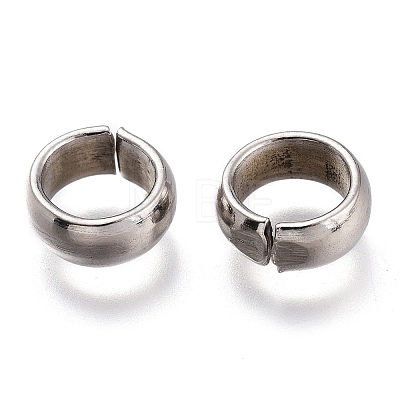 201 Stainless Steel Jump Rings STAS-O137-13P-A-1