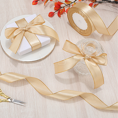 Gold Edged Polyester Ribbon OCOR-WH20018-12B-05-1