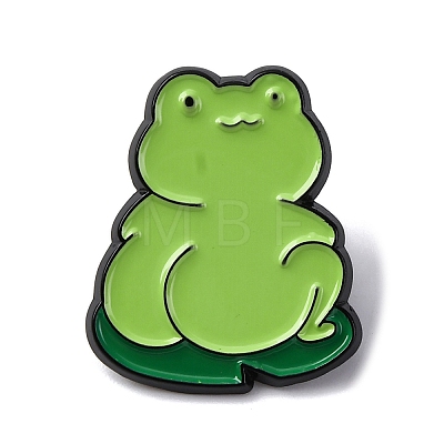 Funny Frog Enamel Pins JEWB-Q015-05B-1