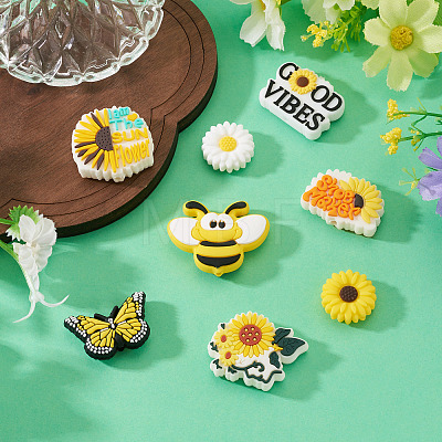 DIY Sunflower Beads Findings Kits DIY-TA0014-81-1