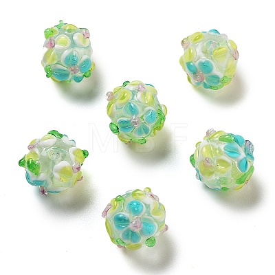 Handmade Lampwork Beads Strands LAMP-N021-015A-13-1