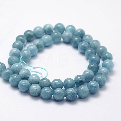 Natural White Jade Imitation Amazonite Beads Strands X-G-F364-16-6mm-1