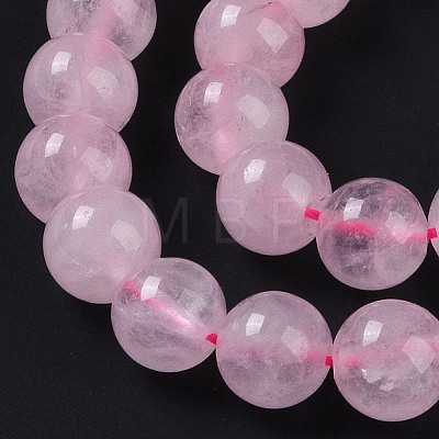 Natural Rose Quartz Beads Strands G-E252-01-6mm-1