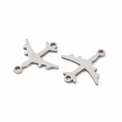 201 Stainless Steel Connector Charms STAS-K251-090P-1
