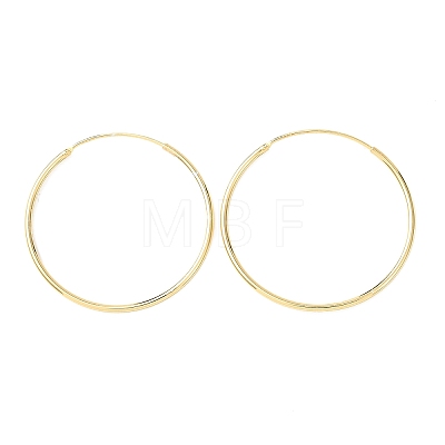 925 Sterling Silver Huggie Hoop Earrings EJEW-C179-05D-G-1