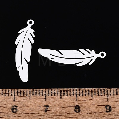 Spray Painted 430 Stainless Steel Pendants STAS-N121-06A-1