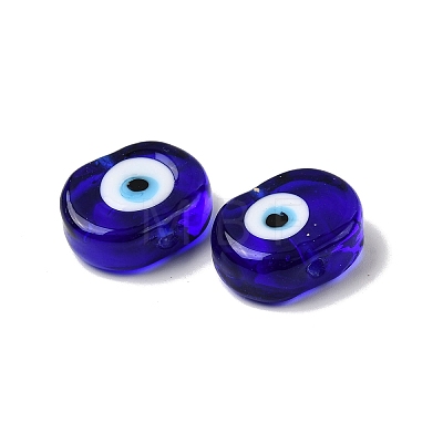 Handmade Evil Eye Lampwork Beads LAMP-G168-02-09-1