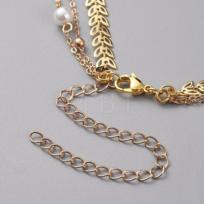 3 Layered Necklaces NJEW-JN02633-02-1