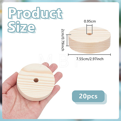 Wood Wheel DIY-WH0591-512-1