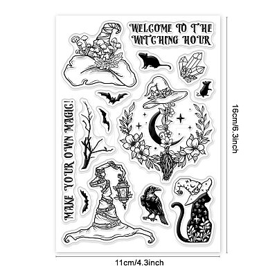 Custom PVC Plastic Clear Stamps DIY-WH0448-0500-1