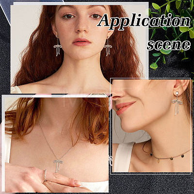 15Pcs Alloy Micro Pave Cubic Zirconia Pendants FIND-ME0001-68-1