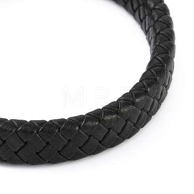 Braided Microfiber Leather Cord Bracelets BJEW-P328-07C-P-1