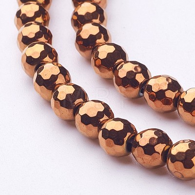 Non-magnetic Synthetic Hematite Beads Strands X-G-G092-2mm-1