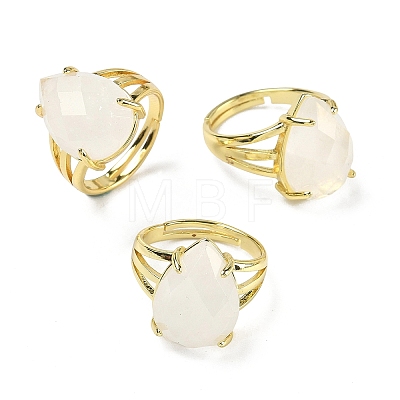 Brass Cuff Open Rings RJEW-D347-04G-16-1