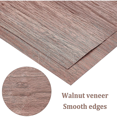 8 Sheets Walnut Wood Sheet DIY-BC0005-38-1