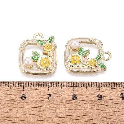Alloy Enamel Pendants ENAM-N069-13KCG-02-1