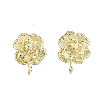 Alloy Stud Earring Findings PALLOY-N150-80LG-1