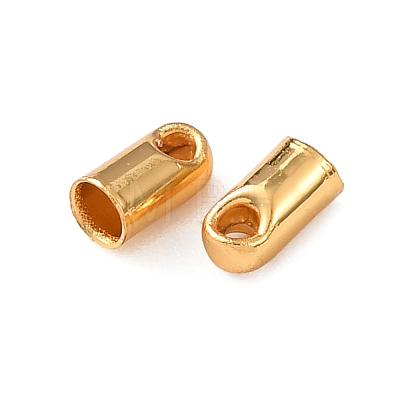 Brass Cord Ends KK-C157-10A-G-1