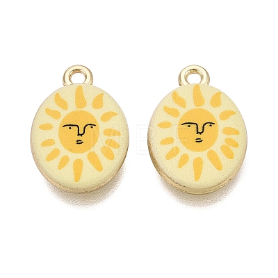 Printed Alloy Pendants PALLOY-SZC0008-05H-1