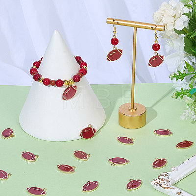 30Pcs Alloy Enamel Pendants FIND-SC0022-79-1