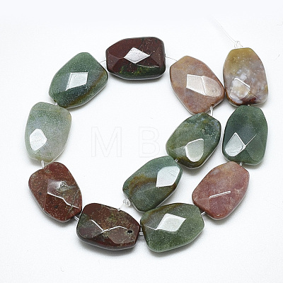 Natural Indian Agate Beads Strands G-T122-01D-1