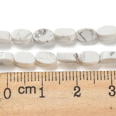 Natural Howlite Beads Strands G-M420-H14-03-1