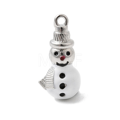 Christmas Brass Enamel Pendants KK-L258-05P-A01-1
