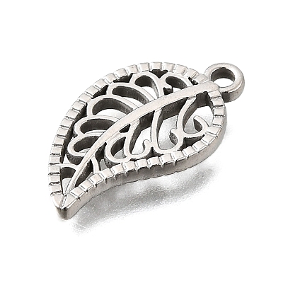 304 Stainless Steel Pendants STAS-Q362-08B-P-1