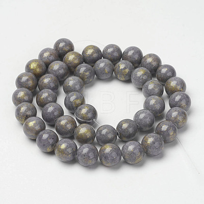 Natural Mashan Jade Beads Strands X-G-P232-01-A-6mm-1