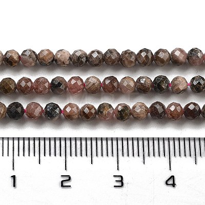 Argentina Natural Rhodonite Beads Strands G-G140-A01-01-1