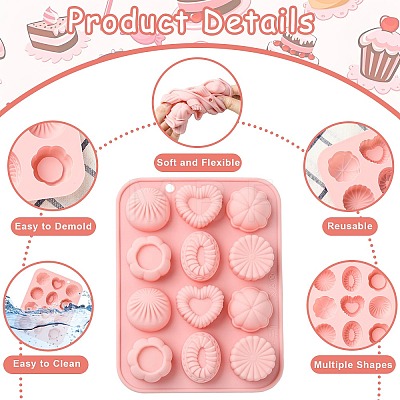 Heart Flower Chocolate Silicone Molds ST-CJ0043-062-1