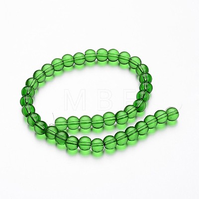 Glass Round Bead Strands GLAA-I028-6mm-04-1