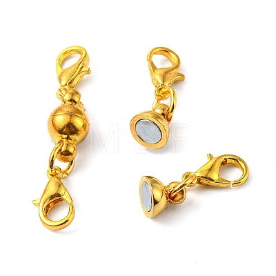 Brass Magnetic Clasps KK-YW0001-56G-1