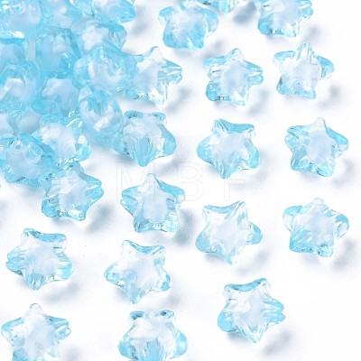 Transparent Acrylic Beads TACR-S152-01A-754-1