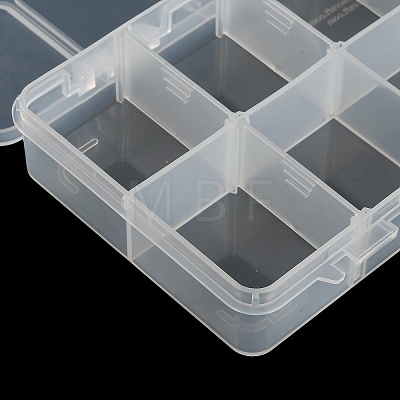 (Defective Closeout Sale: Yellowing) 8-Gird Plasitc Organizer Storage Boxes CON-XCP0002-71-1