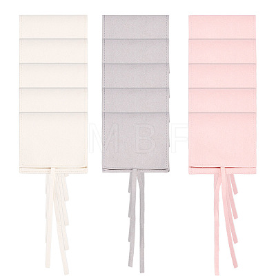 15Pcs 3 Colors Square Fiber Cloth Jewelry Pouches ABAG-TA0002-24-1