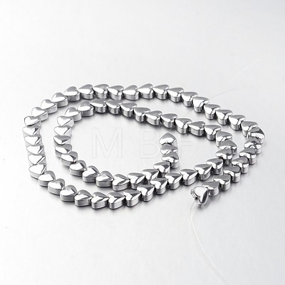 Electroplate Non-magnetic Synthetic Hematite Bead Strands G-F300-22A-01-1