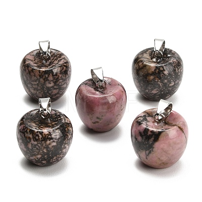 Natural Rhodonite Pendants GG-K002-15K-1